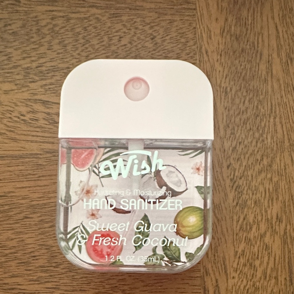 Wish Sweet Guava & Fresh Coconut Hand Sanitizer - White and Pink